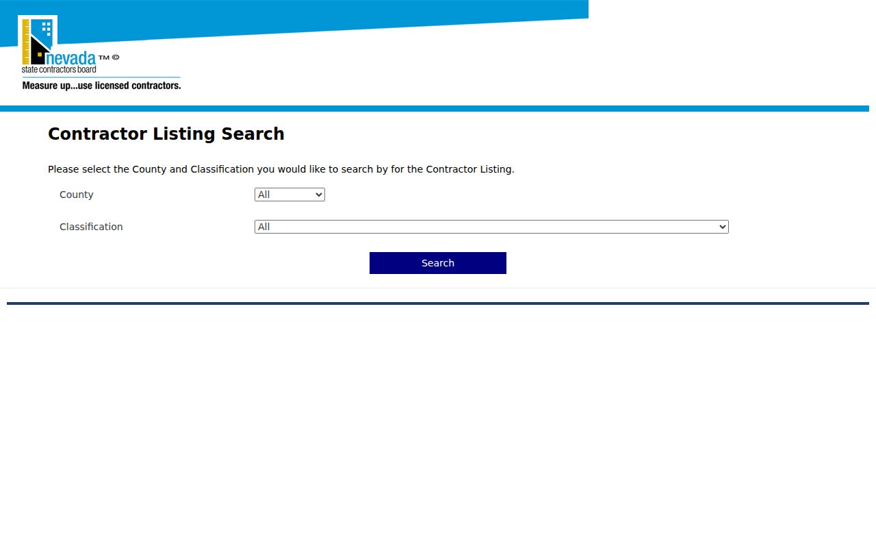 North Las Vegas residents directory Nevada contractor credential search